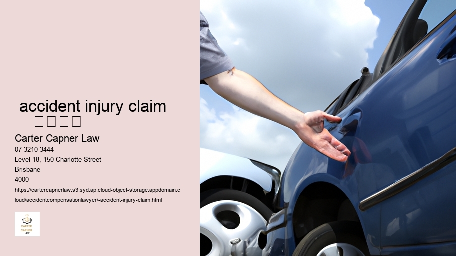  accident injury claim      				